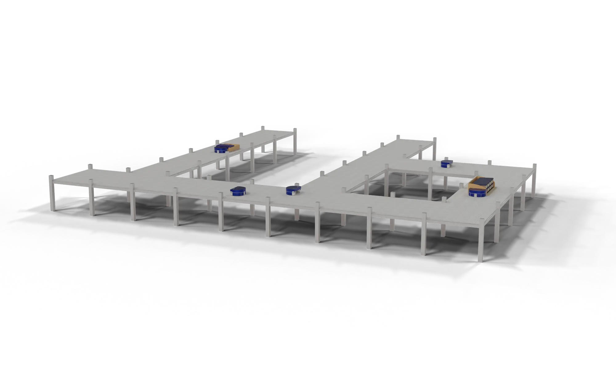 STOROJET - Automated Small Parts Storage - Conveyor Routes
