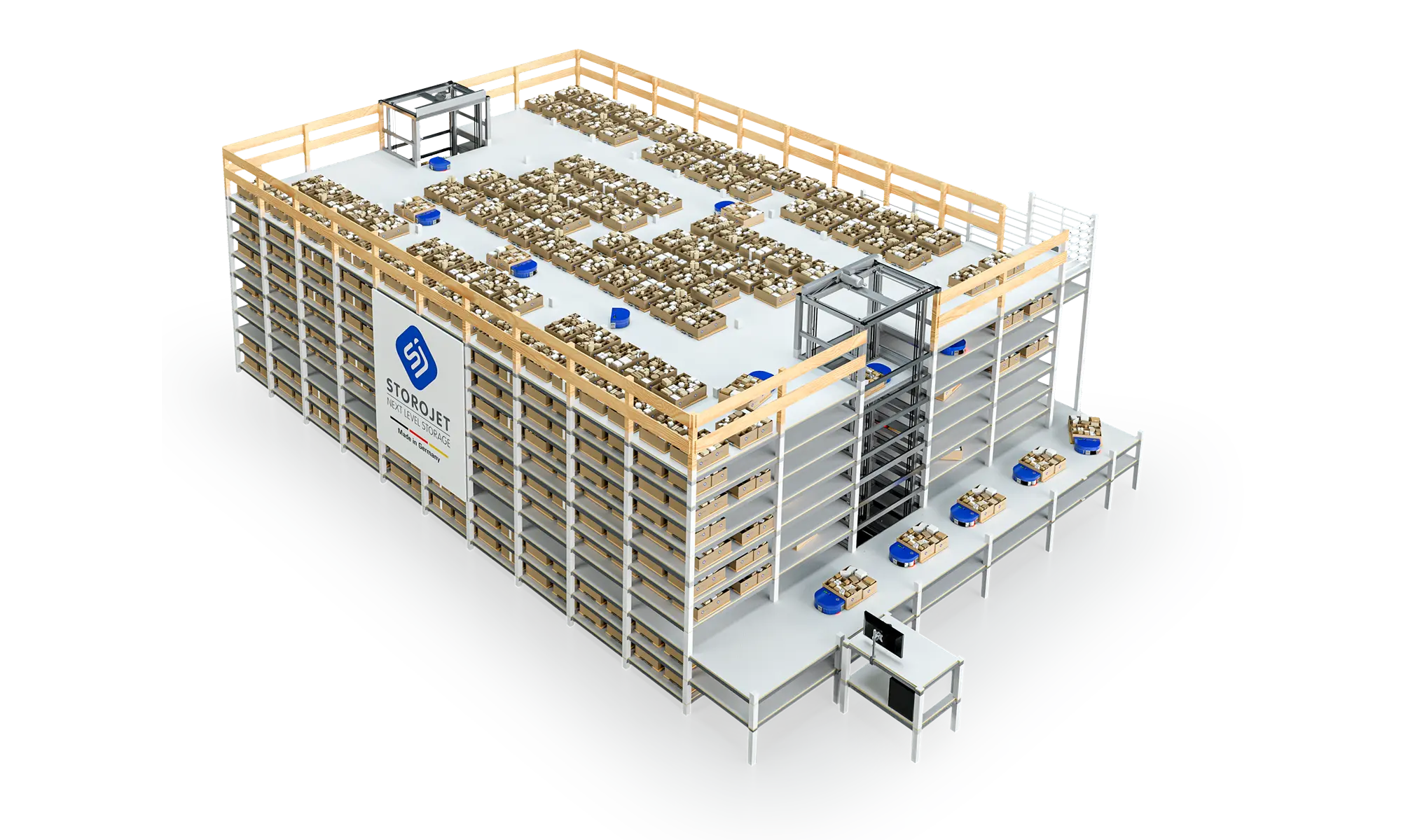 STOROJET - Automated Small Parts Storage - Storage Tower