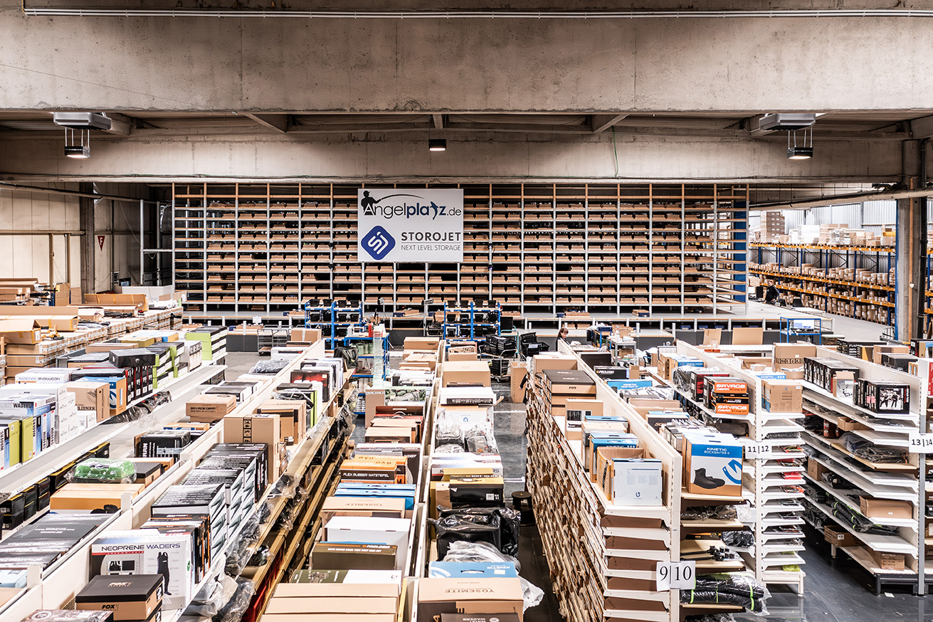 Storojet Lagersystem - Angelplatz GmbH