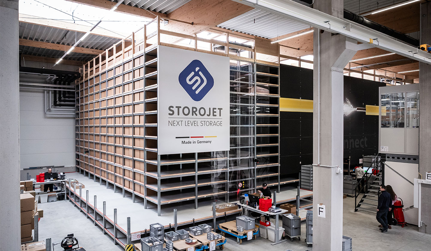 maurer electronic restructures material supply with STOROJET