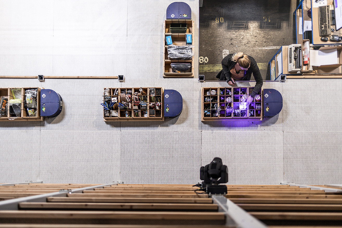 STOROJET Small Parts warehouse for Angelplatz.de